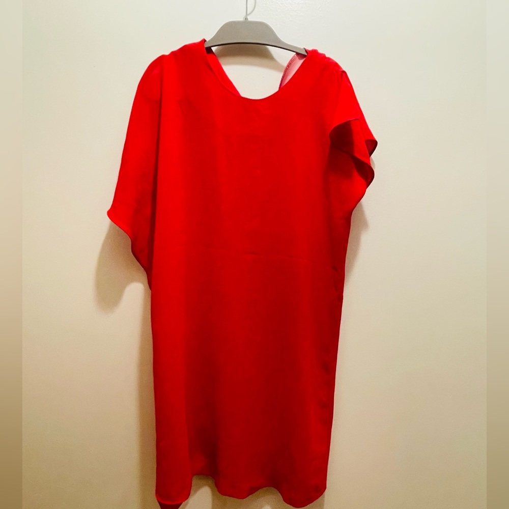Korean Brand Premium Quality Women red dress (Size M)